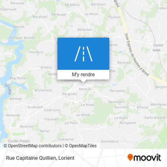 Rue Capitaine Quillien plan