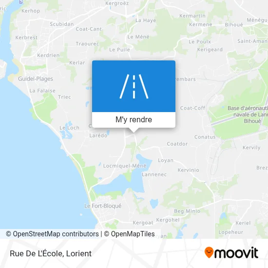 Rue De L'École plan