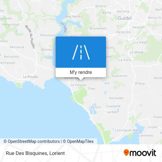 Rue Des Bisquines plan