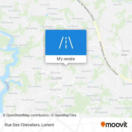 Rue Des Chevaliers plan