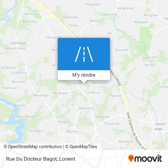 Rue Du Docteur Bagot plan