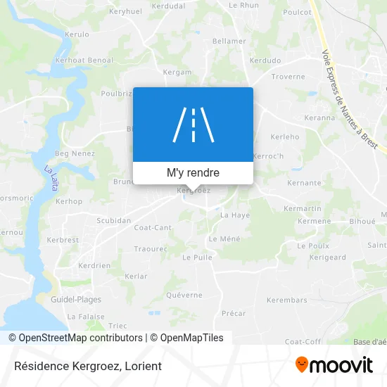 Résidence Kergroez plan