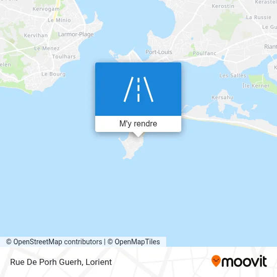 Rue De Porh Guerh plan