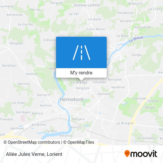 Allée Jules Verne plan
