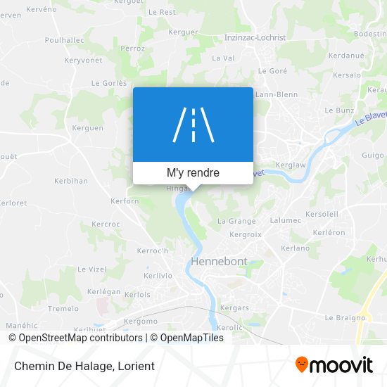Chemin De Halage plan