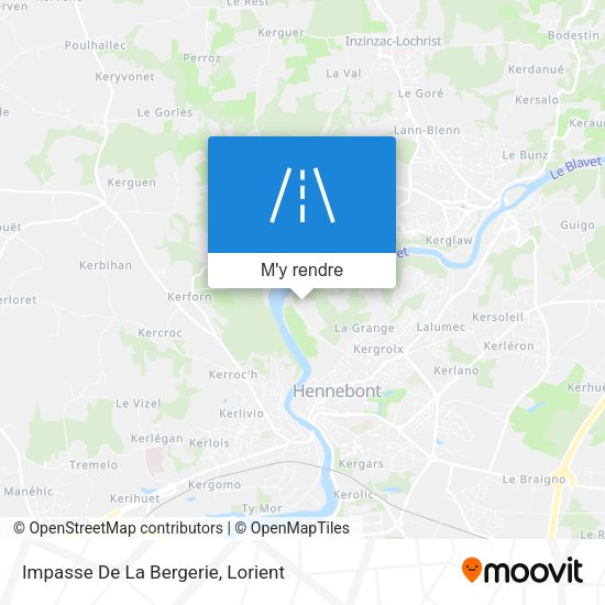 Impasse De La Bergerie plan