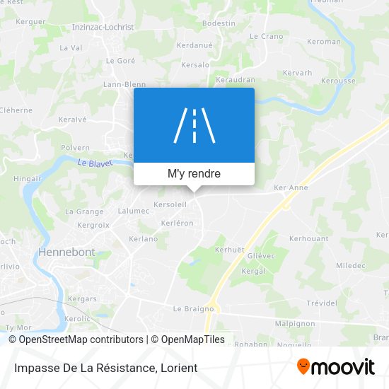 Impasse De La Résistance plan