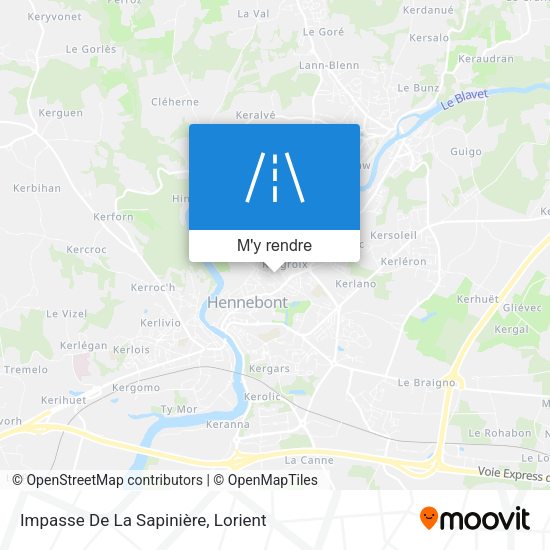 Impasse De La Sapinière plan