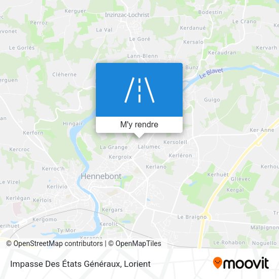 Impasse Des États Généraux plan