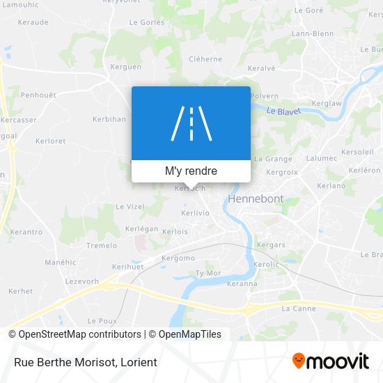 Rue Berthe Morisot plan