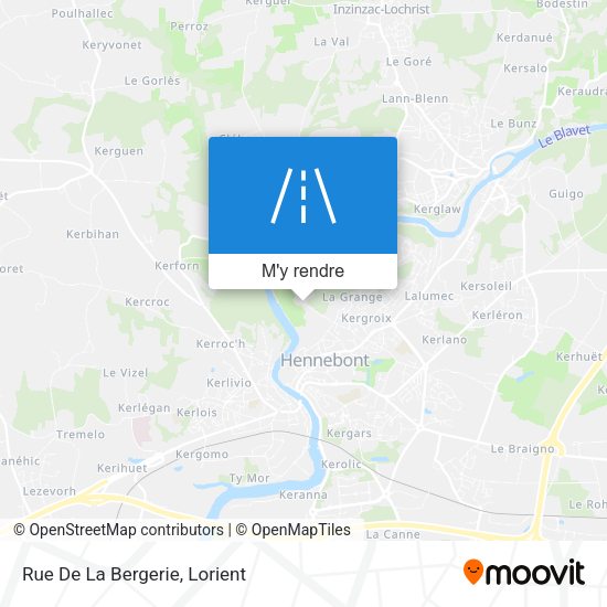 Rue De La Bergerie plan