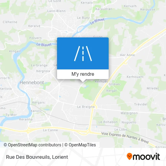 Rue Des Bouvreuils plan