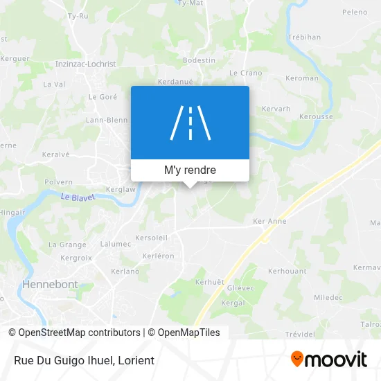 Rue Du Guigo Ihuel plan