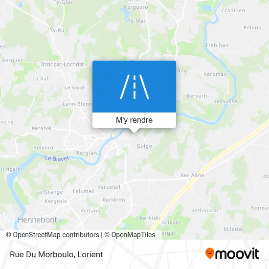 Rue Du Morboulo plan
