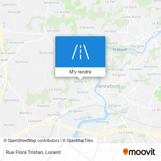 Rue Flora Tristan plan