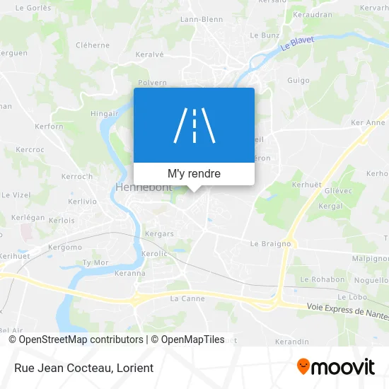 Rue Jean Cocteau plan