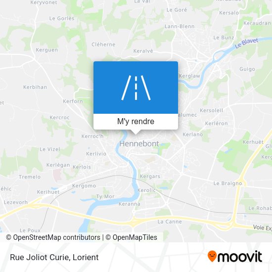 Rue Joliot Curie plan