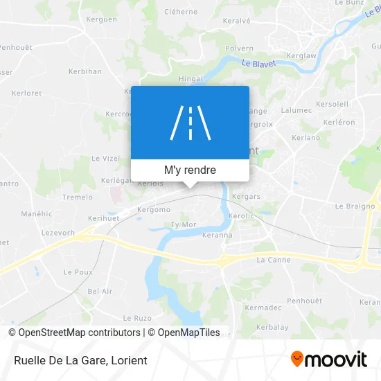 Ruelle De La Gare plan