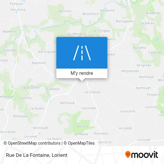 Rue De La Fontaine plan