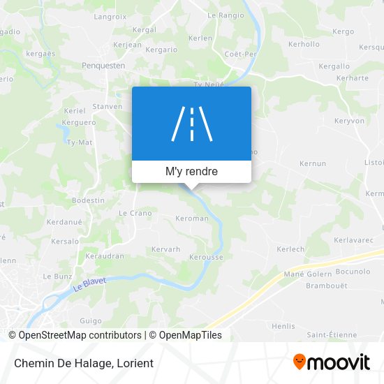 Chemin De Halage plan