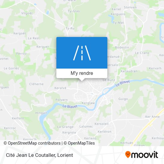 Cité Jean Le Coutaller plan