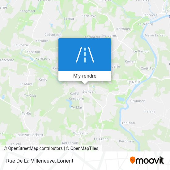 Rue De La Villeneuve plan