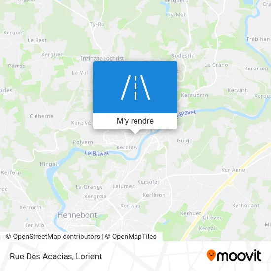 Rue Des Acacias plan