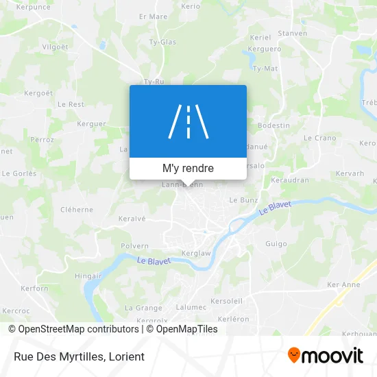 Rue Des Myrtilles plan