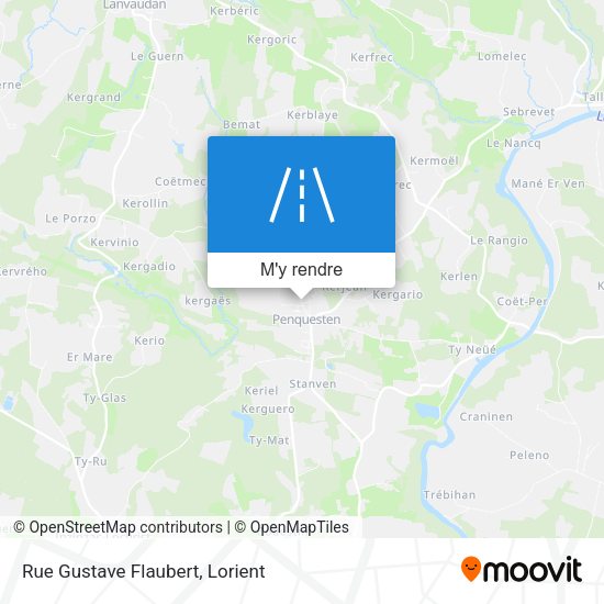 Rue Gustave Flaubert plan