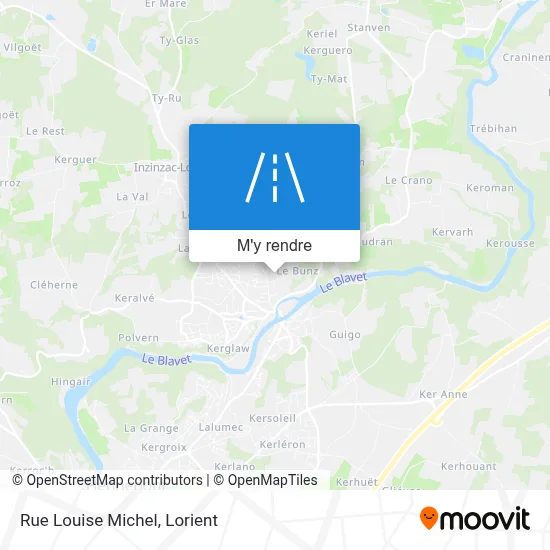 Rue Louise Michel plan