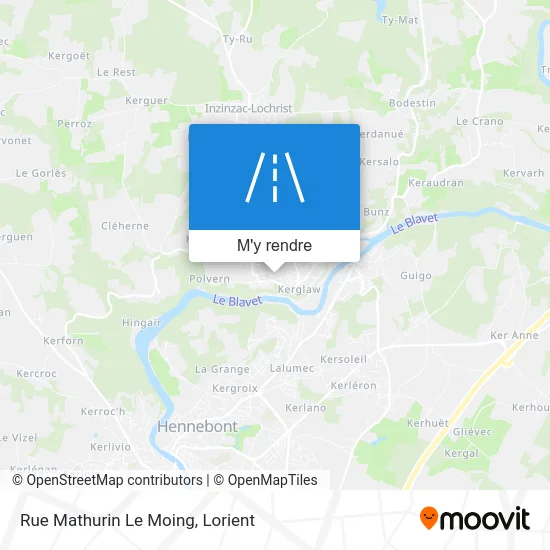 Rue Mathurin Le Moing plan