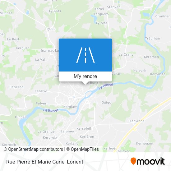 Rue Pierre Et Marie Curie plan