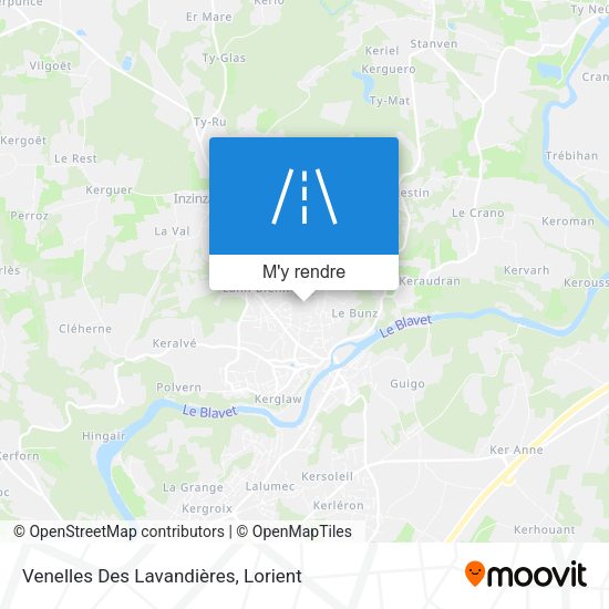 Venelles Des Lavandières plan