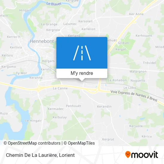 Chemin De La Laurière plan