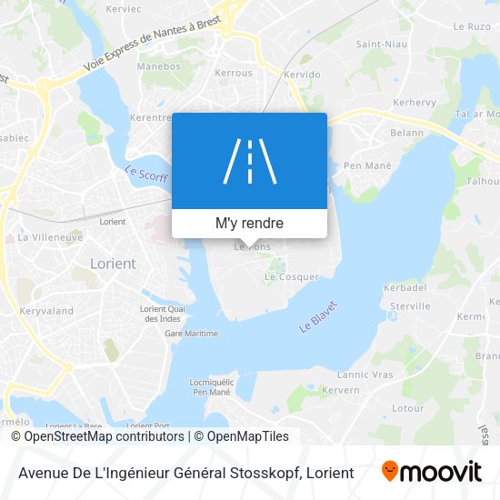 Avenue De L'Ingénieur Général Stosskopf plan