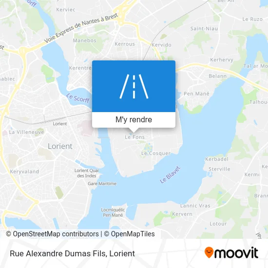 Rue Alexandre Dumas Fils plan