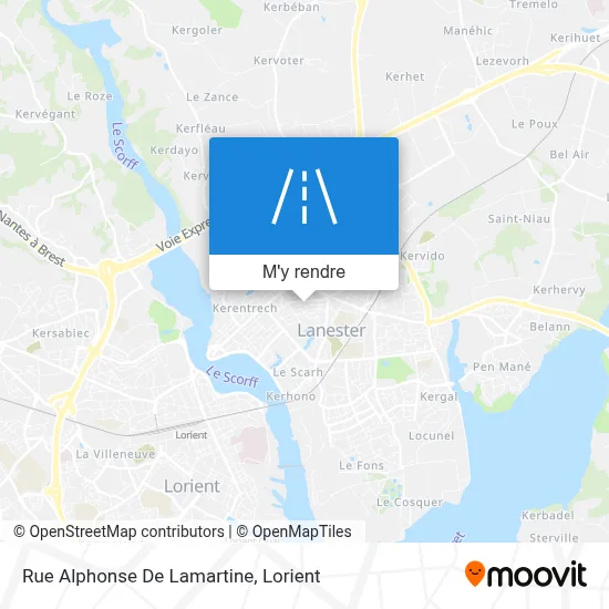 Rue Alphonse De Lamartine plan