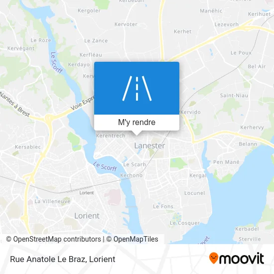 Rue Anatole Le Braz plan