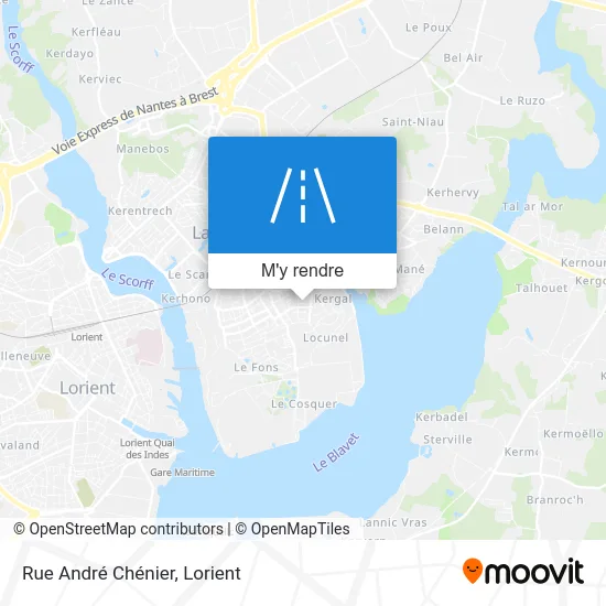 Rue André Chénier plan