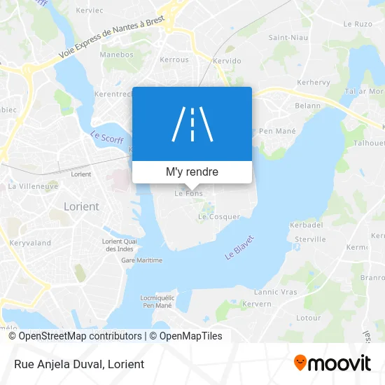 Rue Anjela Duval plan