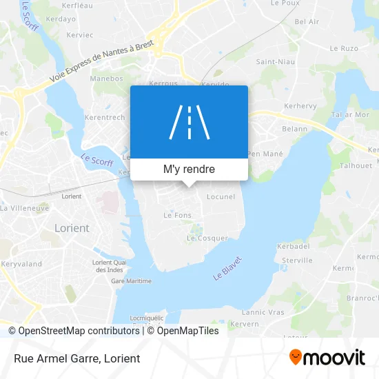 Rue Armel Garre plan