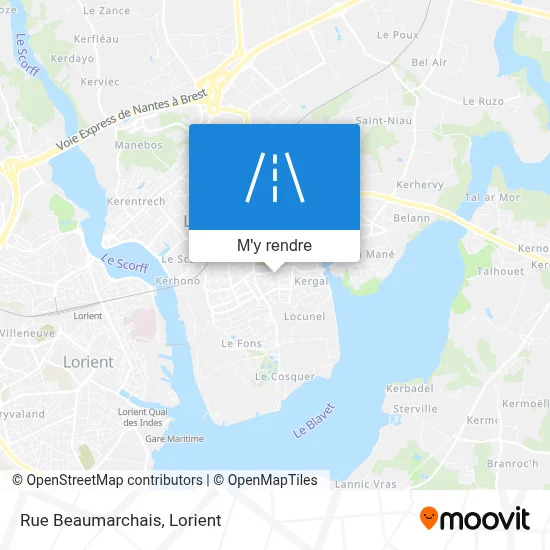 Rue Beaumarchais plan