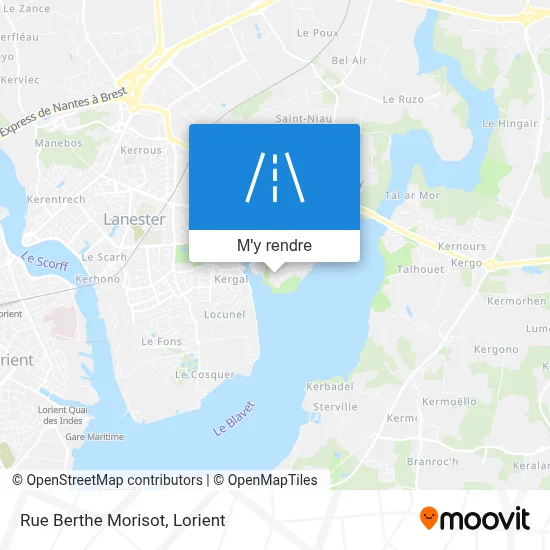 Rue Berthe Morisot plan