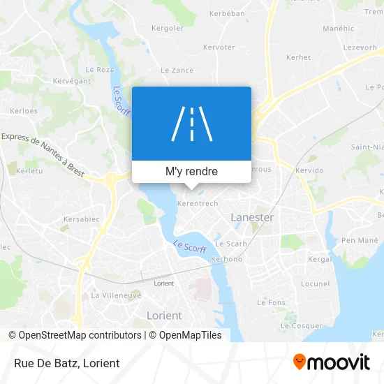 Rue De Batz plan