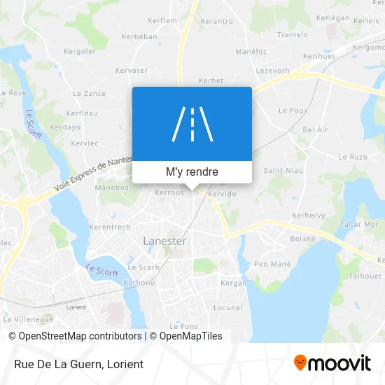 Rue De La Guern plan