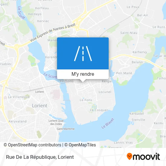 Rue De La République plan