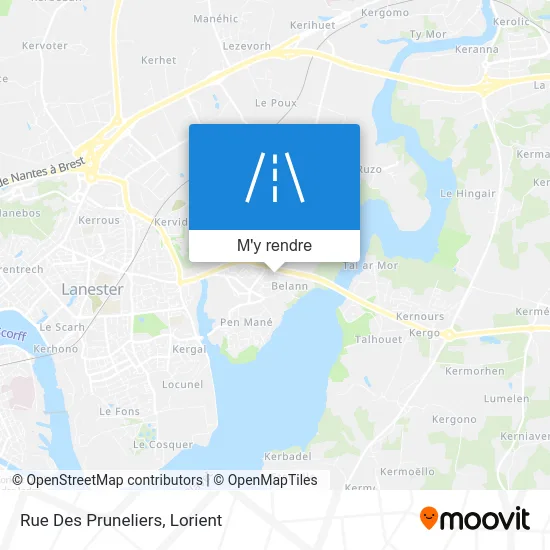 Rue Des Pruneliers plan