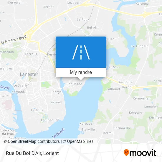 Rue Du Bol D'Air plan