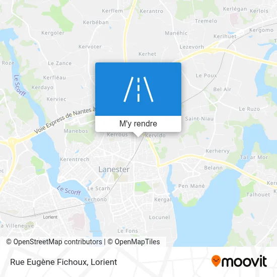 Rue Eugène Fichoux plan