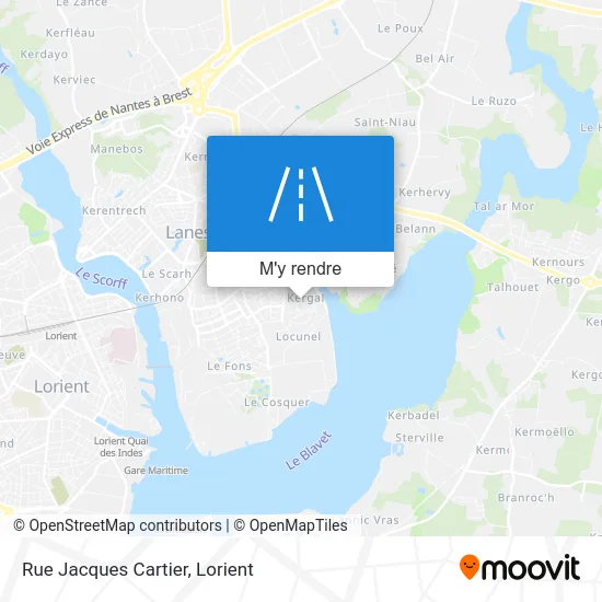 Rue Jacques Cartier plan